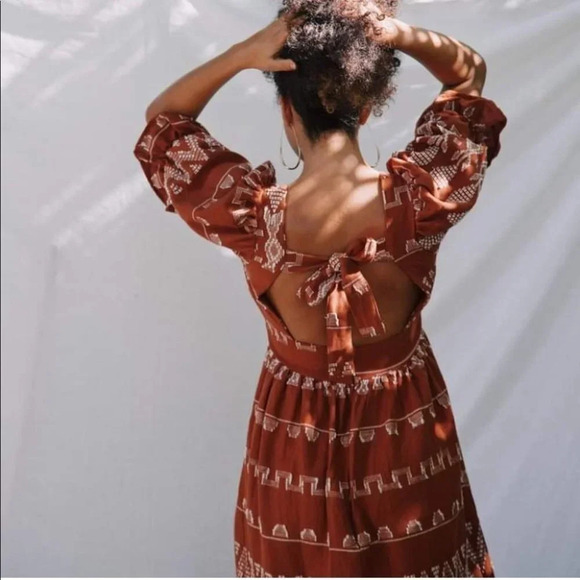 Blue Midi Dress - Picture 6 of 11